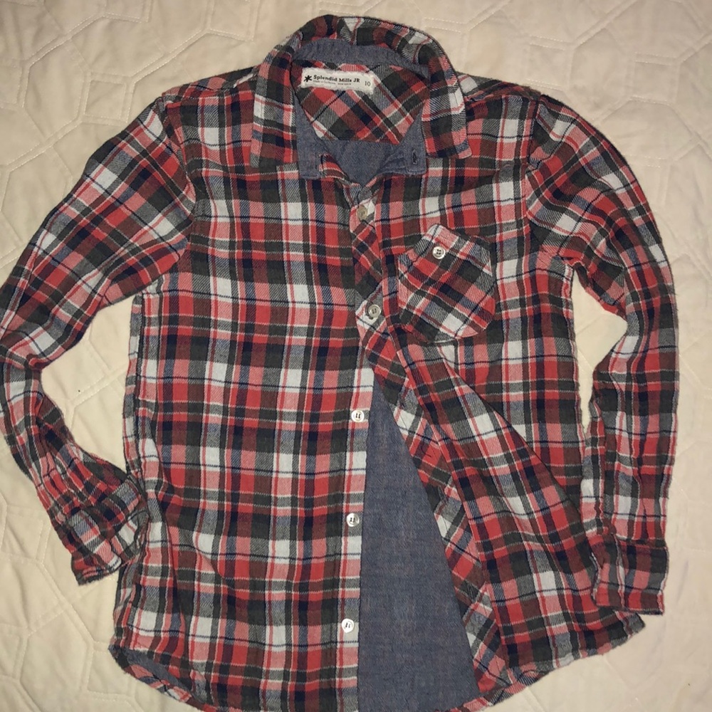 Like New Splendid Mills Jr Shirt Boys size 10
